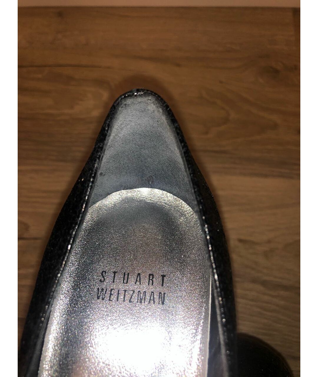 STUART WEITZMAN Черные туфли из лакированной кожи, фото 8