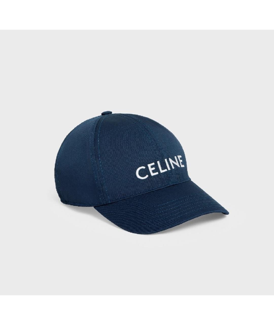 CELINE Синяя хлопковая кепка, фото 7