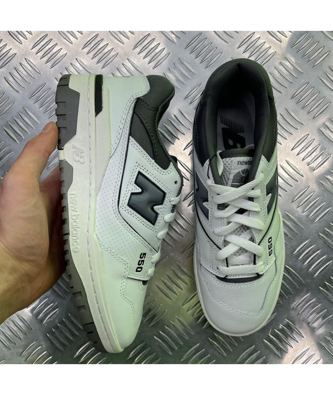 NEW BALANCE Белые кожаные кроссовки, фото 5