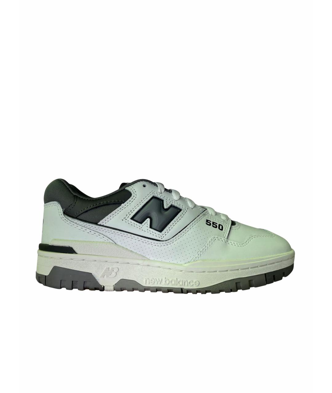 NEW BALANCE Белые кожаные кроссовки, фото 1