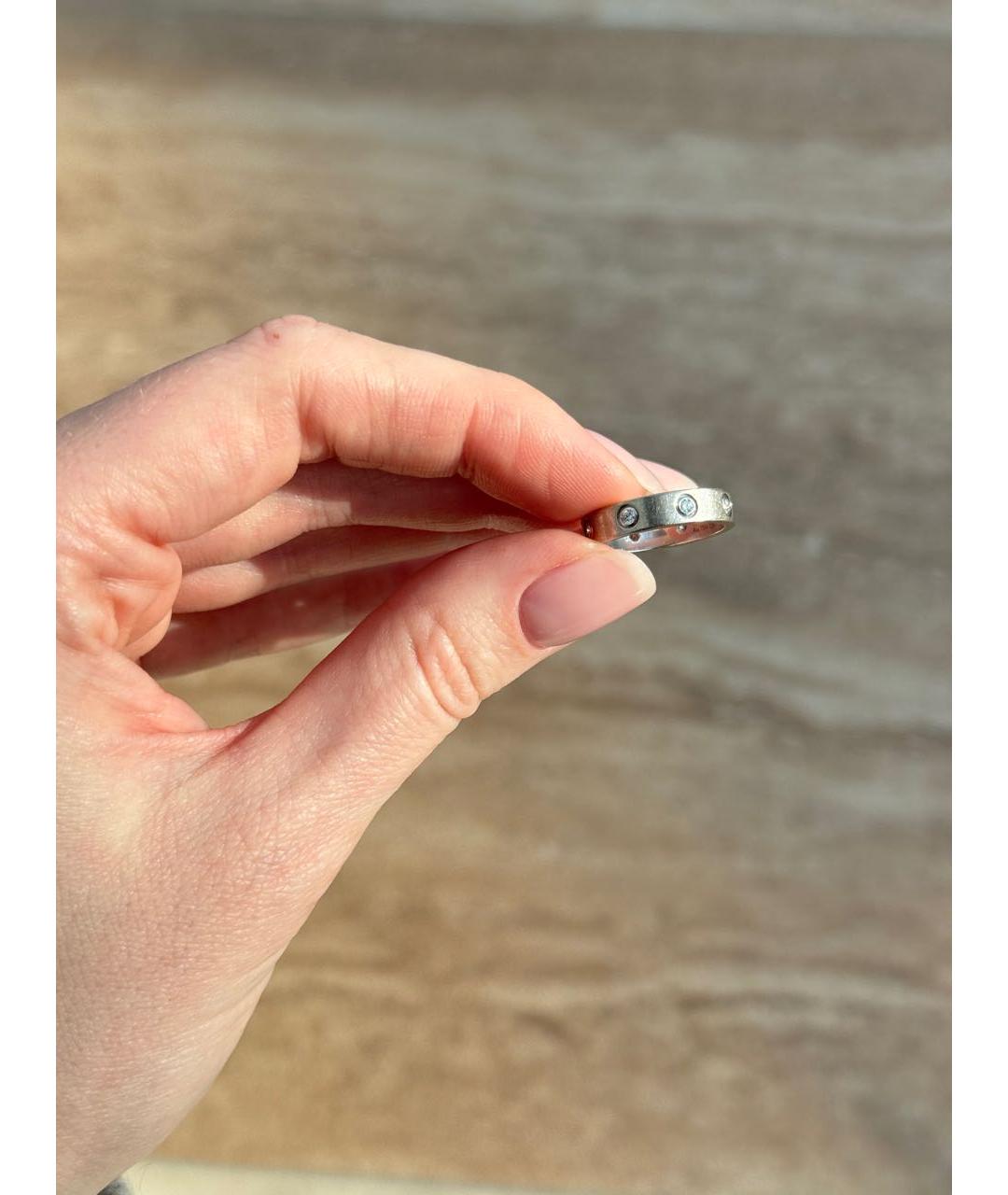 CARTIER Серебряное кольцо из белого золота, фото 4