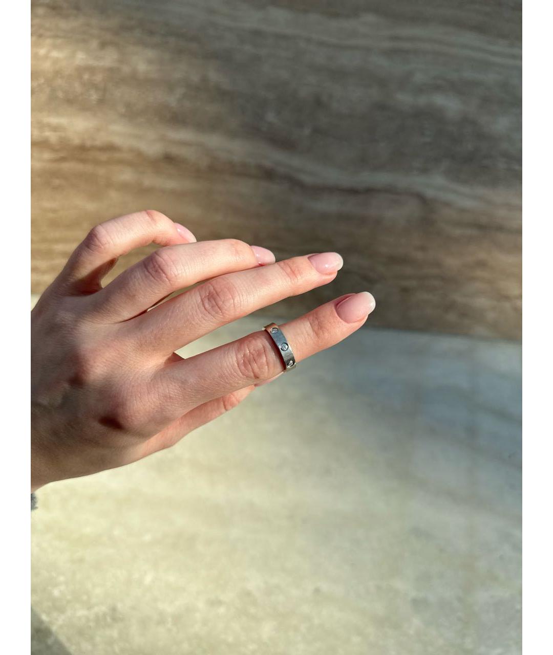 CARTIER Серебряное кольцо из белого золота, фото 3