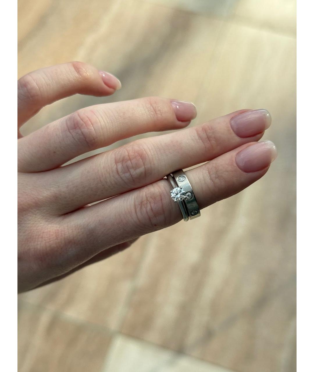 CARTIER Серебряное кольцо из белого золота, фото 2