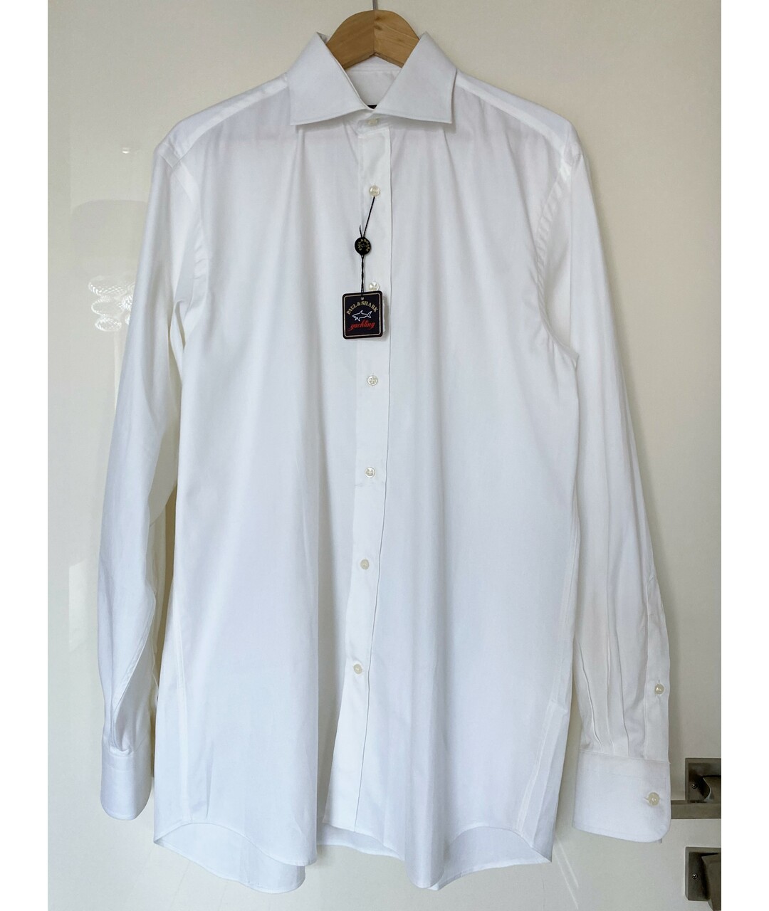 PAUL & SHARK Белая хлопковая классическая рубашка, фото 2