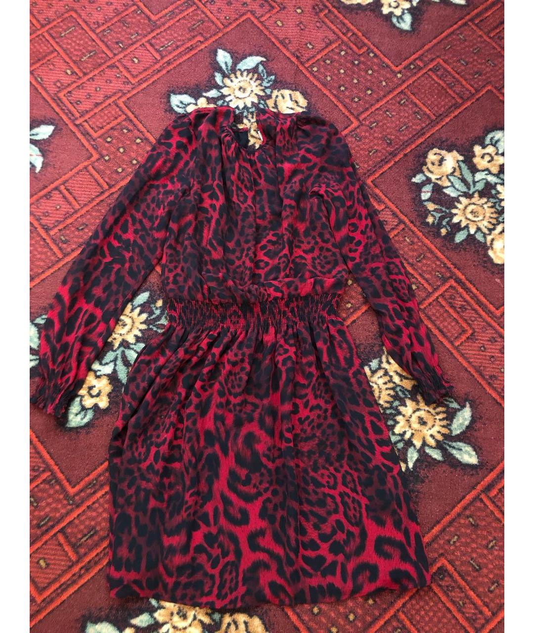 MICHAEL MICHAEL KORS Красное повседневное платье, фото 2