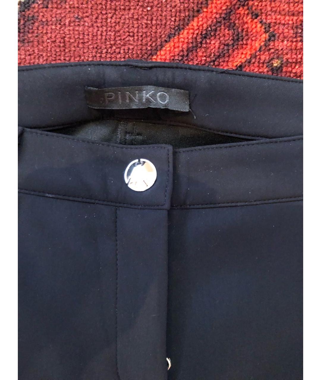 PINKO Черные брюки узкие, фото 2