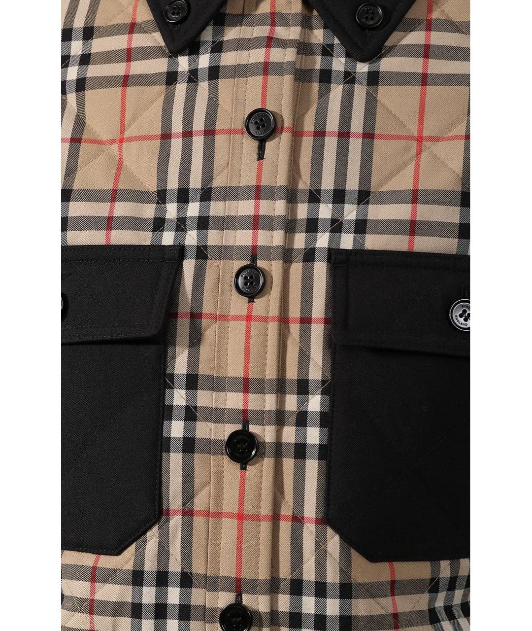 BURBERRY Бежевая шерстяная куртка, фото 3