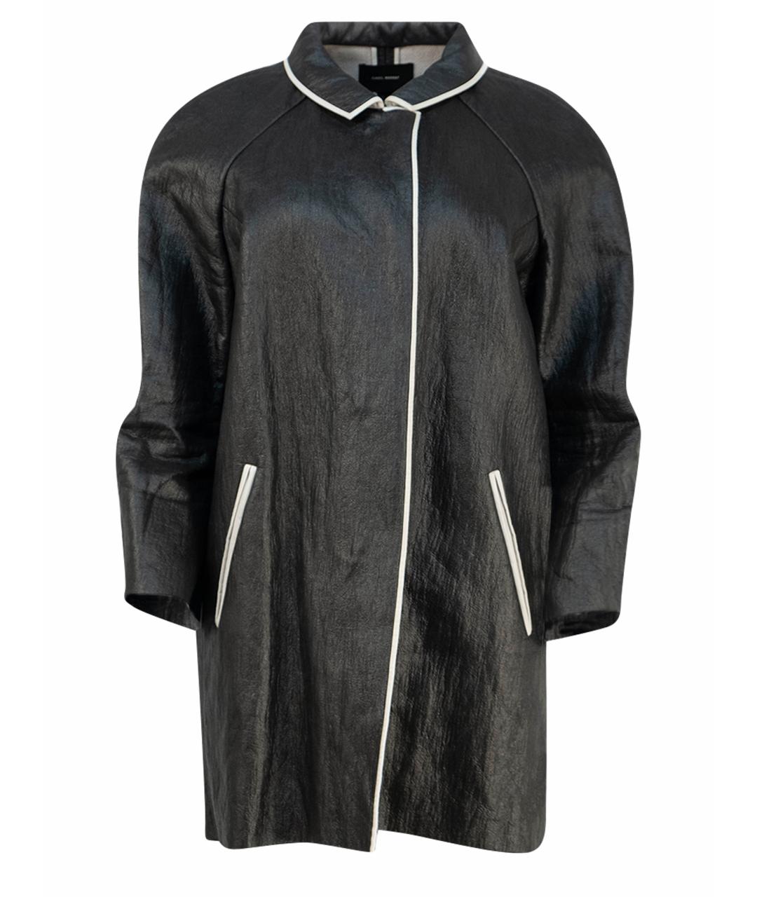 ISABEL MARANT Черное хлопковое пальто, фото 1