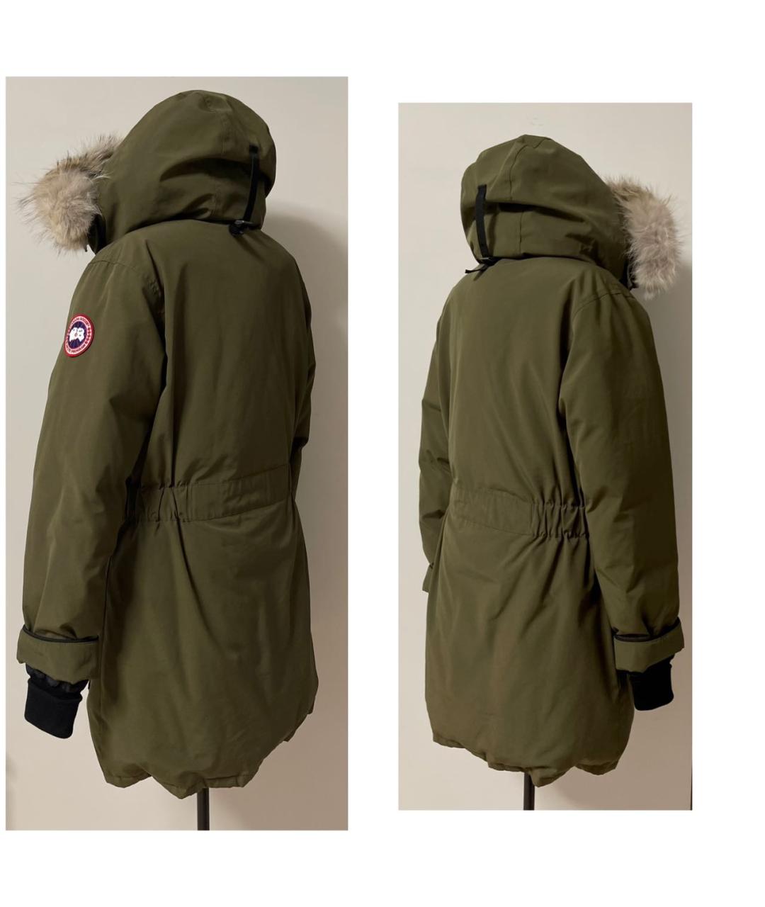 CANADA GOOSE Хаки пуховик, фото 6