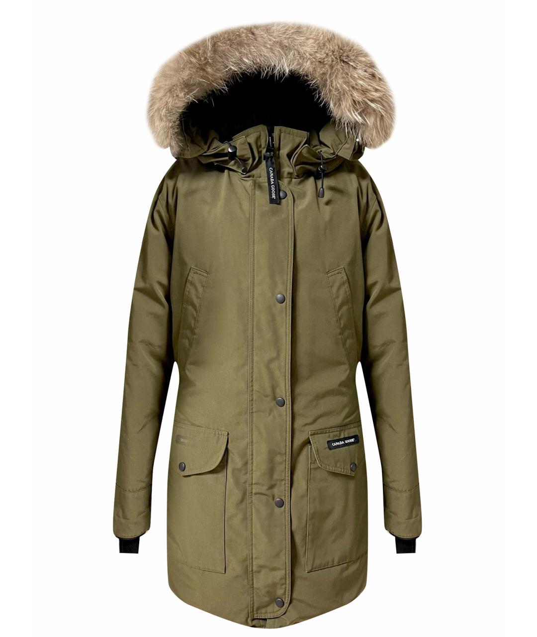 CANADA GOOSE Хаки пуховик, фото 1