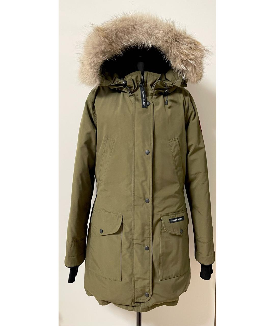 CANADA GOOSE Хаки пуховик, фото 9