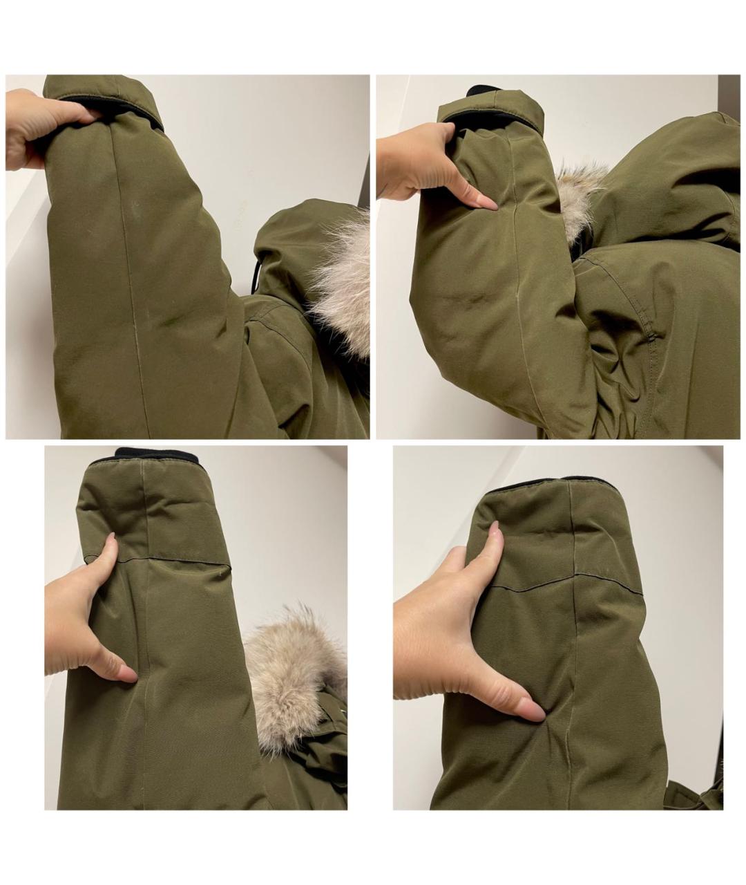 CANADA GOOSE Хаки пуховик, фото 7