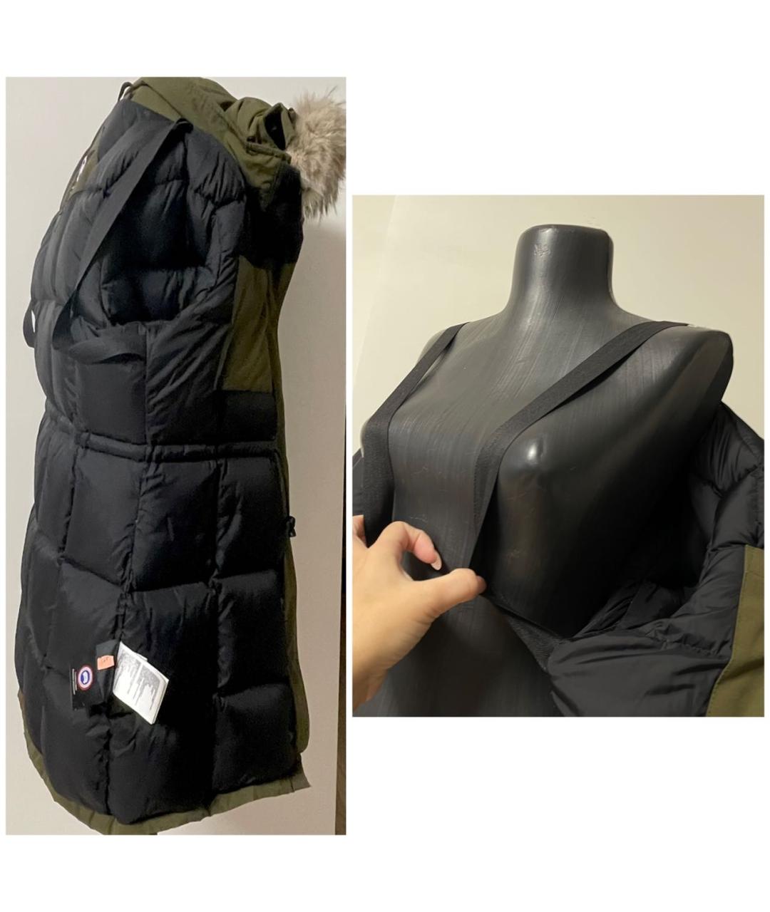 CANADA GOOSE Хаки пуховик, фото 5