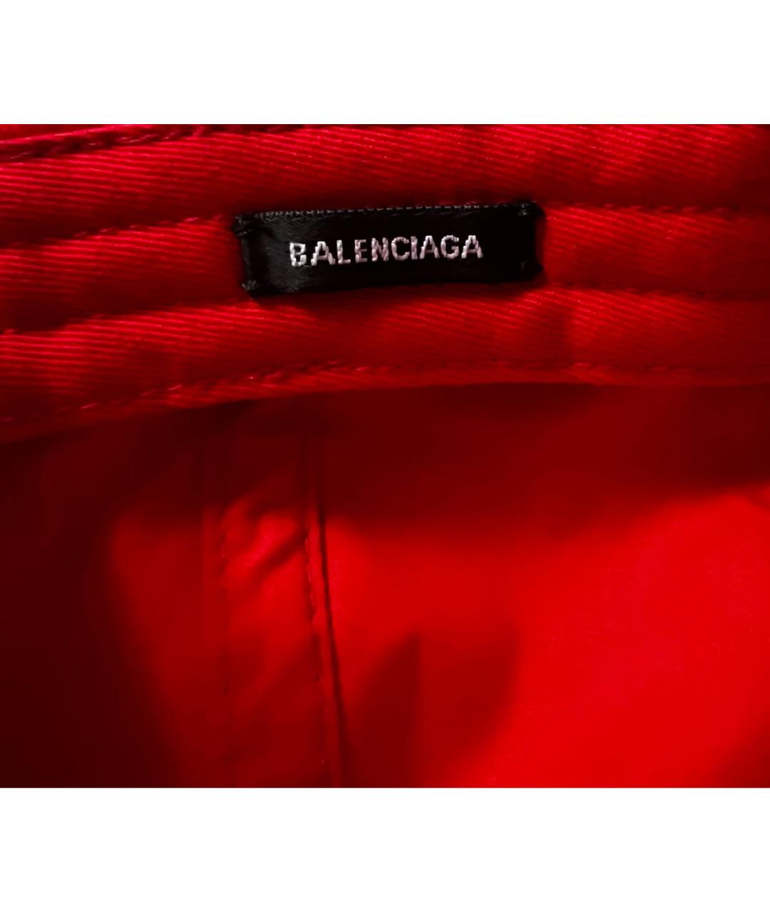 BALENCIAGA Красная хлопковая кепка, фото 5