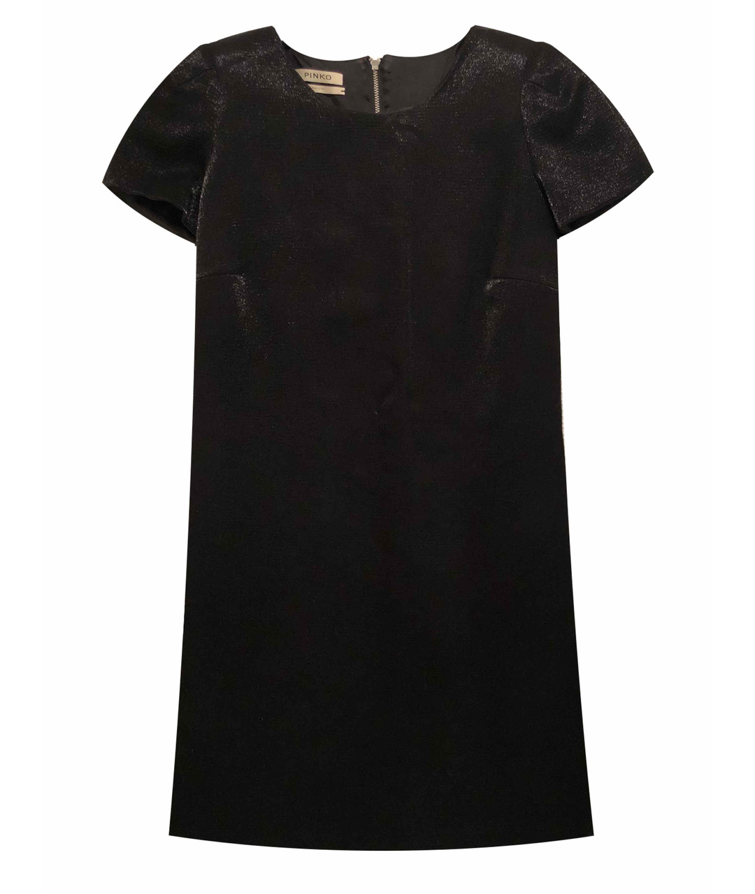 PINKO Черное синтетическое повседневное платье, фото 1