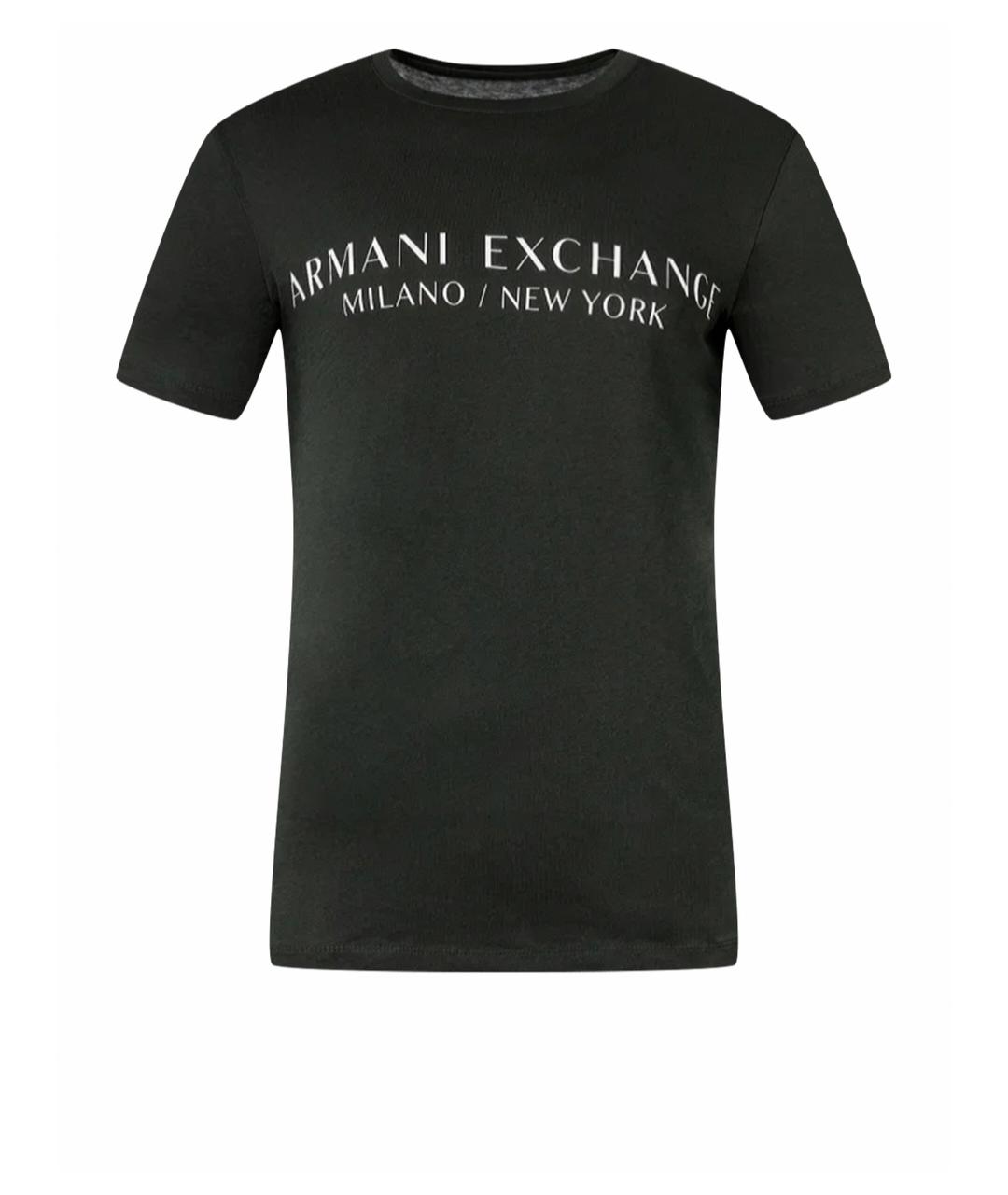 ARMANI EXCHANGE Зеленая хлопковая футболка, фото 1