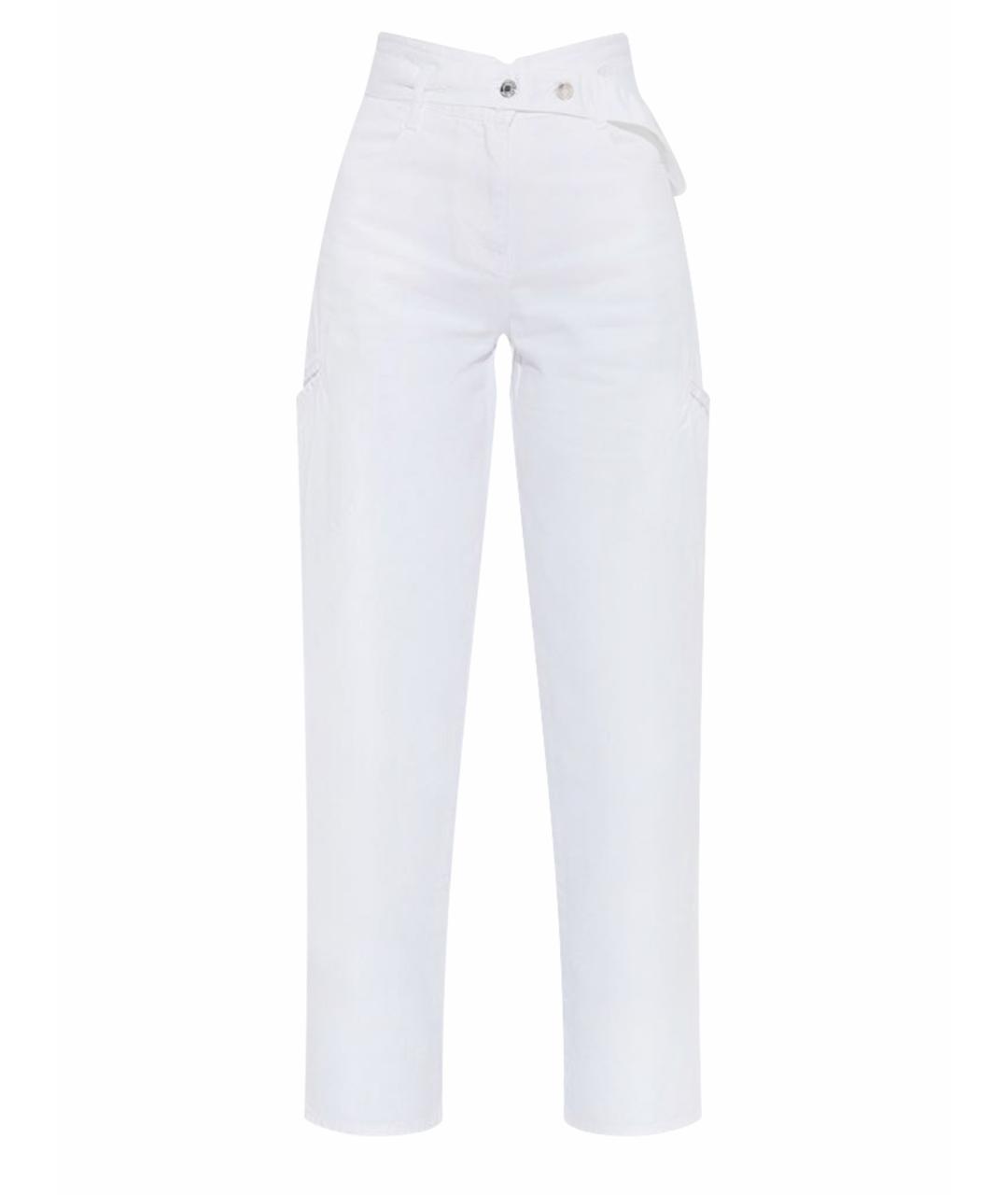 IRO Белые хлопковые прямые джинсы, фото 1