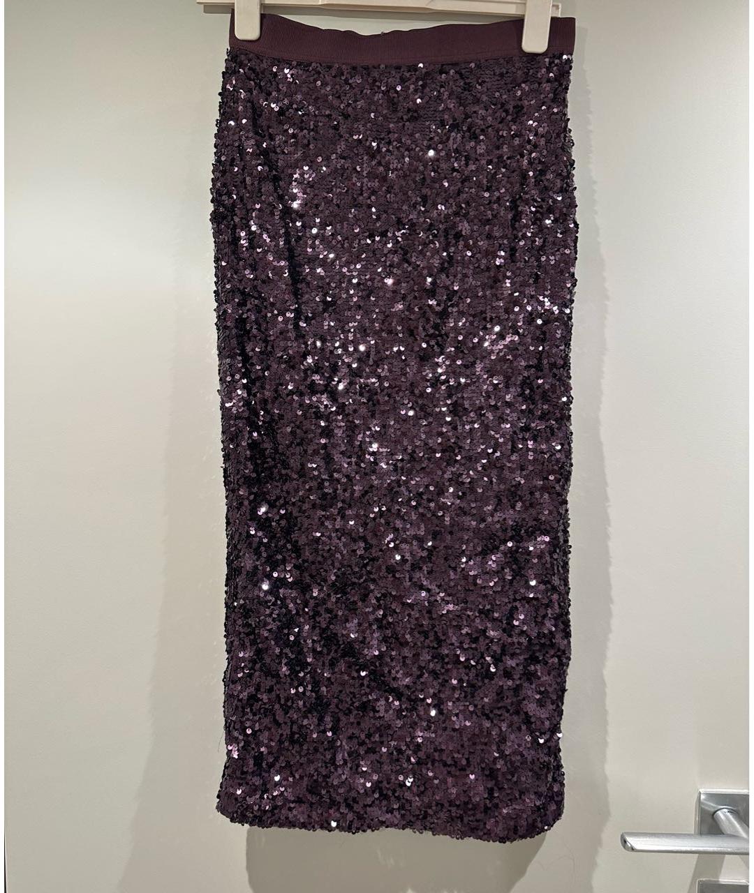 BY MALENE BIRGER Фиолетовый полиамидовый костюм с юбками, фото 2