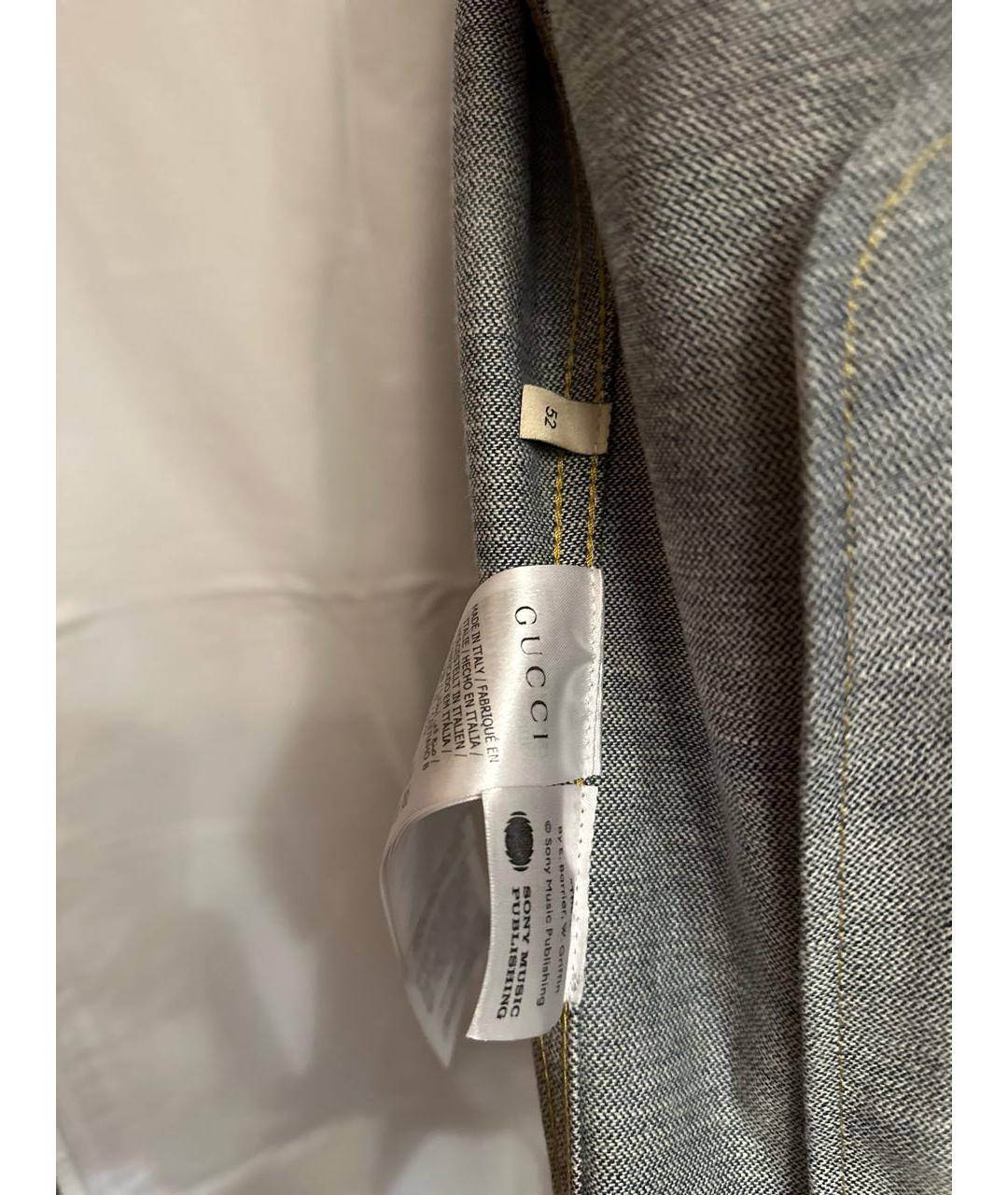 GUCCI Темно-синяя деним куртка, фото 5