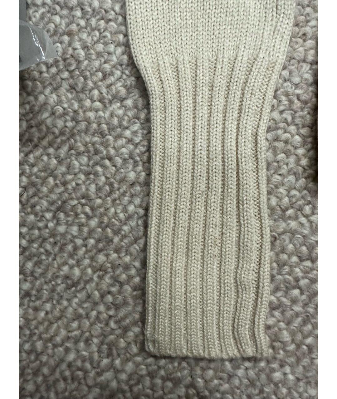 VALENTINO Бежевый кашемировый джемпер / свитер, фото 5