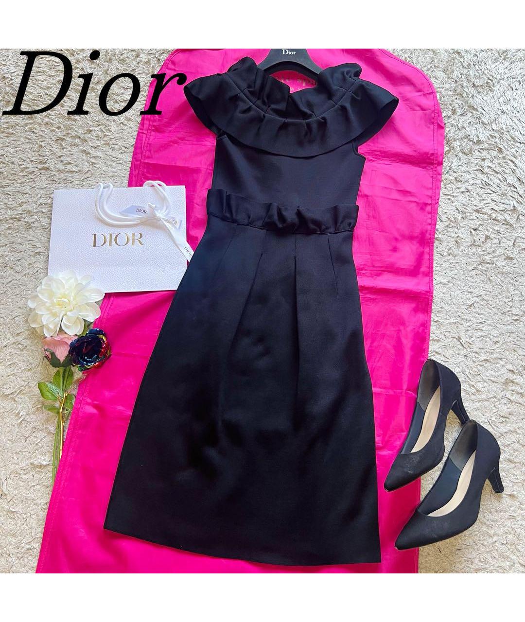 CHRISTIAN DIOR Оранжевое шелковое платье, фото 2