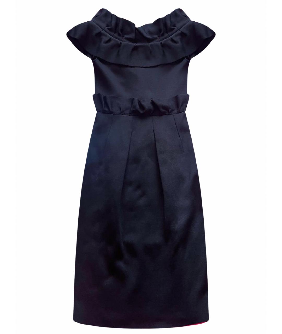 CHRISTIAN DIOR Оранжевое шелковое платье, фото 1