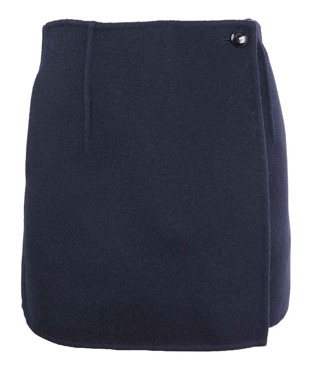 CHRISTIAN DIOR PRE-OWNED Синяя шерстяная юбка-шорты, фото 2