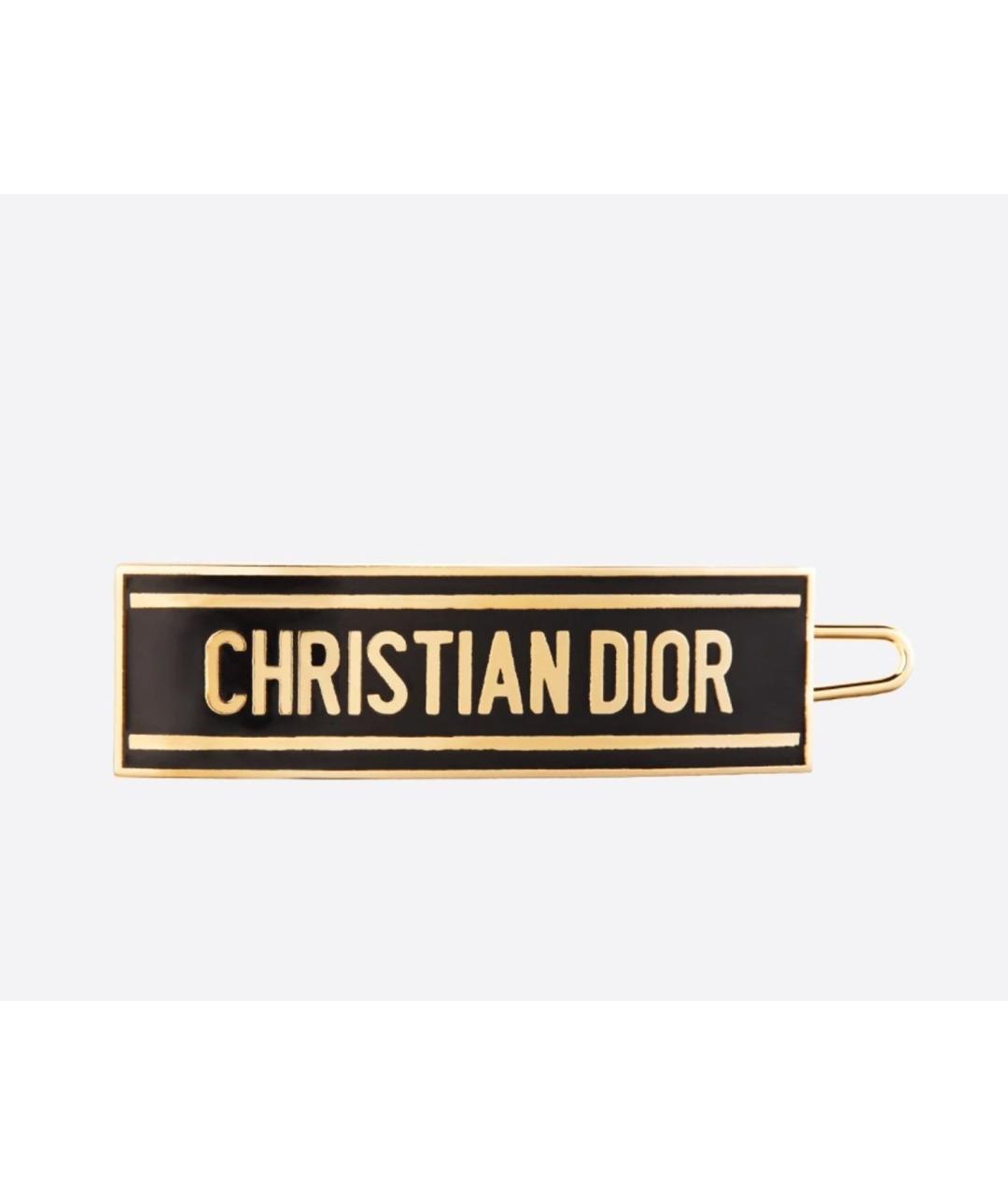 CHRISTIAN DIOR Золотая заколка, фото 2