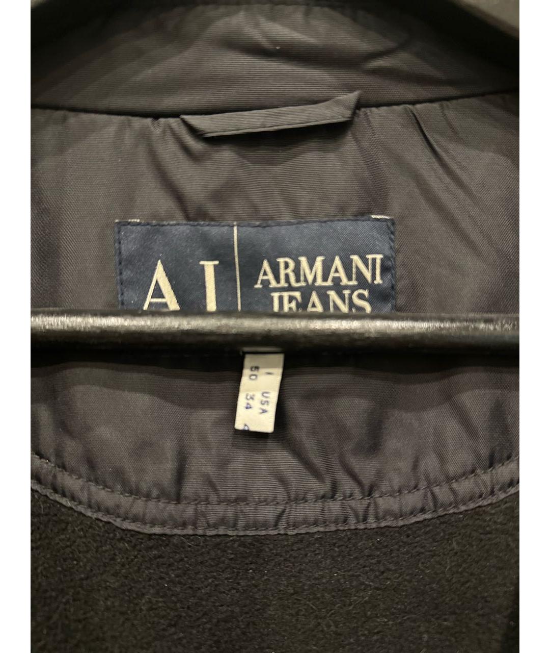 ARMANI JEANS Черная куртка, фото 3