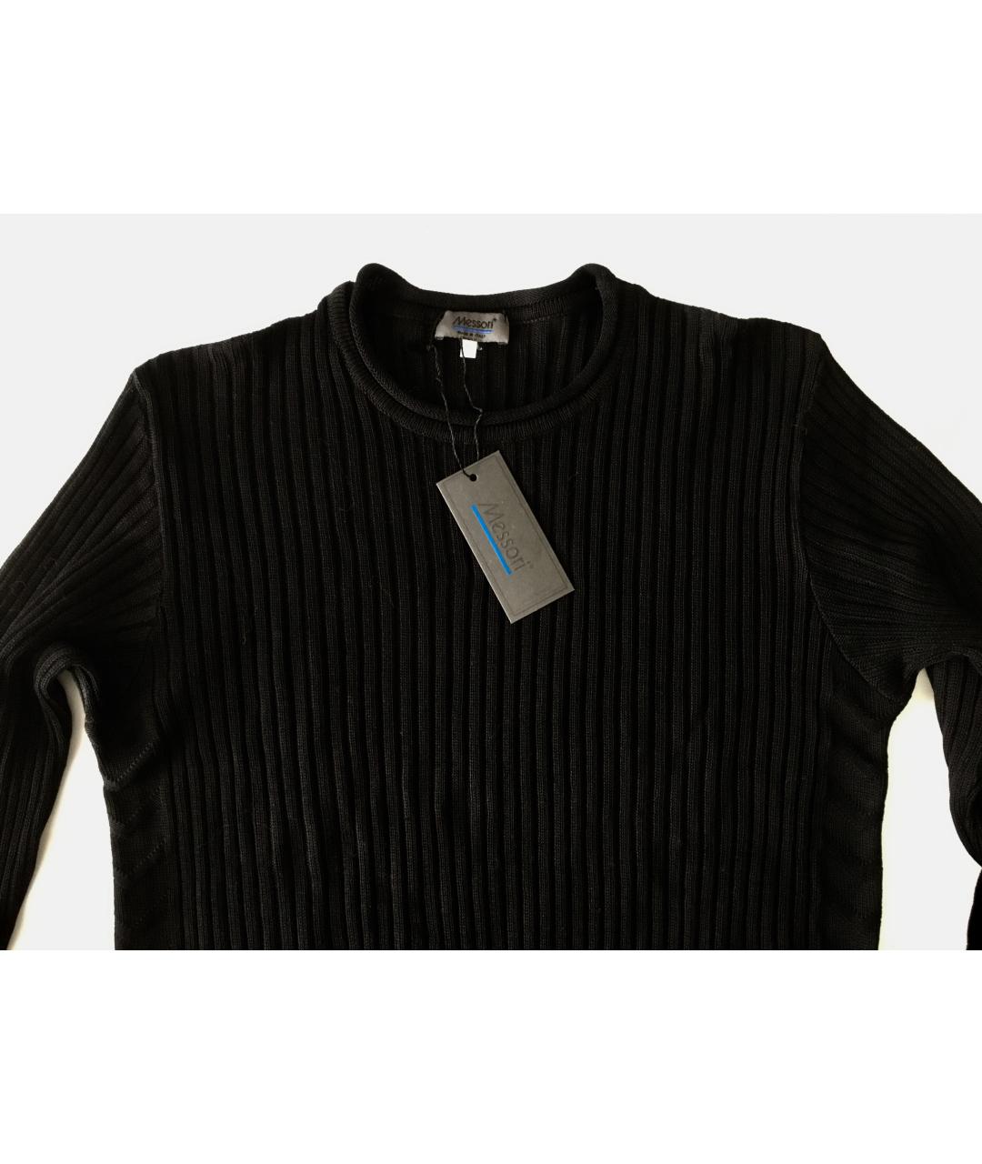 Messori Черный хлопковый джемпер / свитер, фото 4