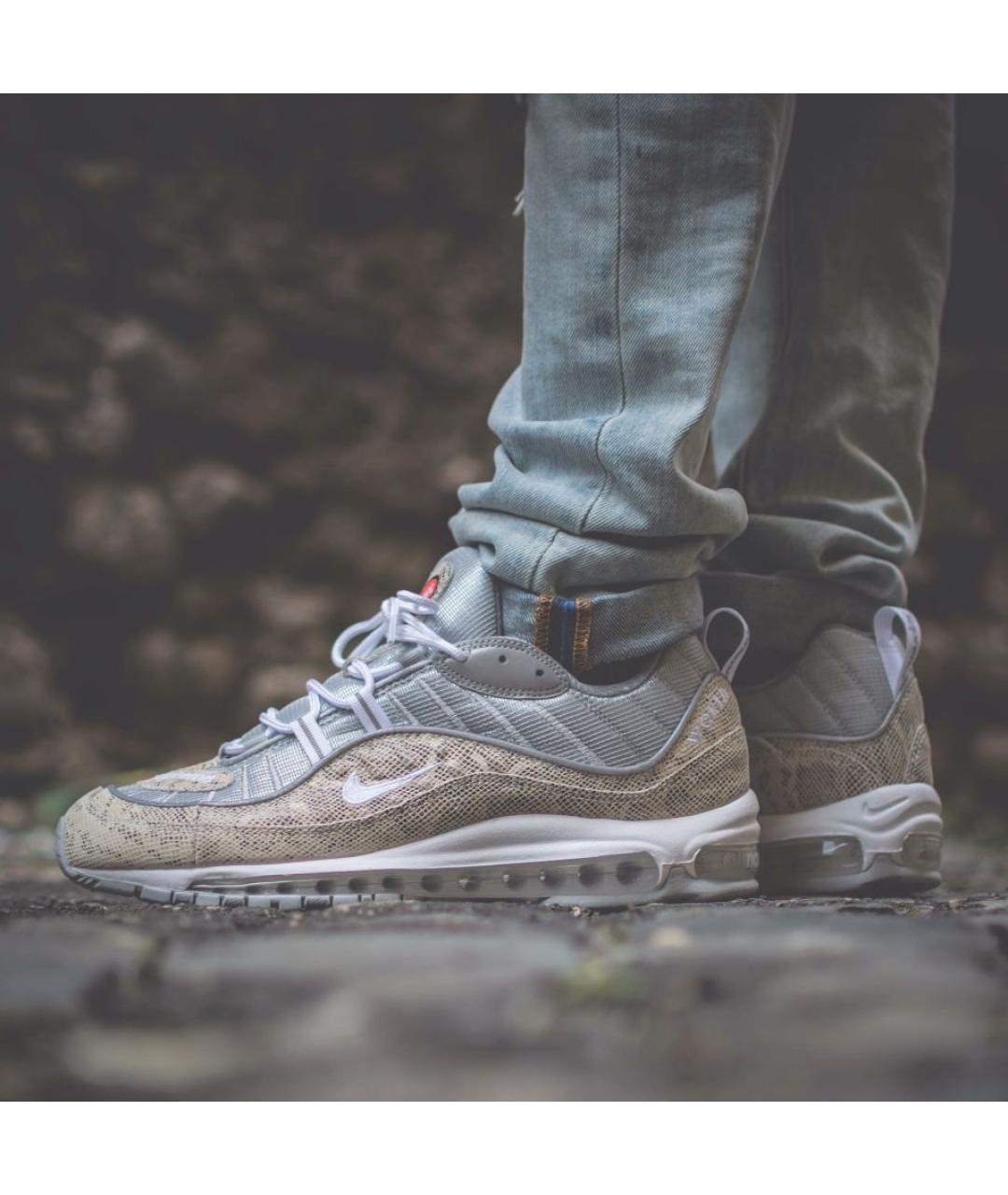 SUPREME Бежевые низкие кроссовки / кеды, фото 6