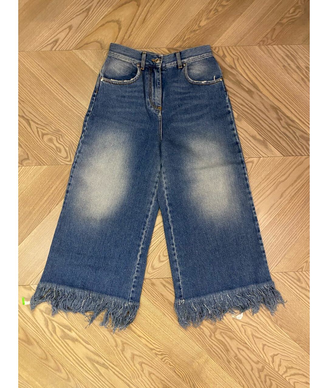 MSGM Синие хлопковые джинсы клеш, фото 4