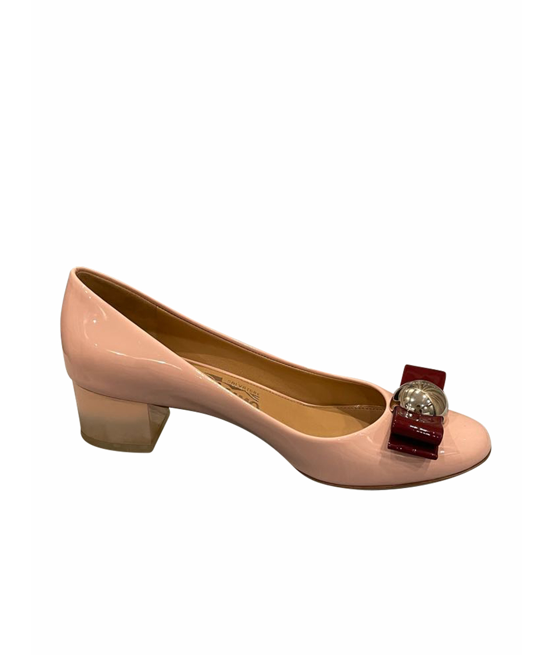 SALVATORE FERRAGAMO Розовые туфли из лакированной кожи, фото 1
