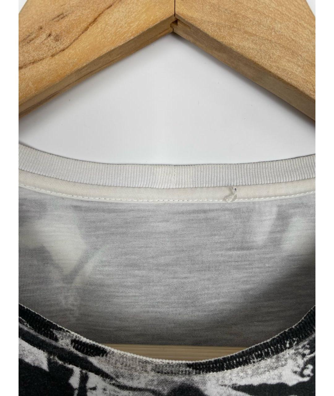 SAINT LAURENT Белая хлопковая футболка, фото 3