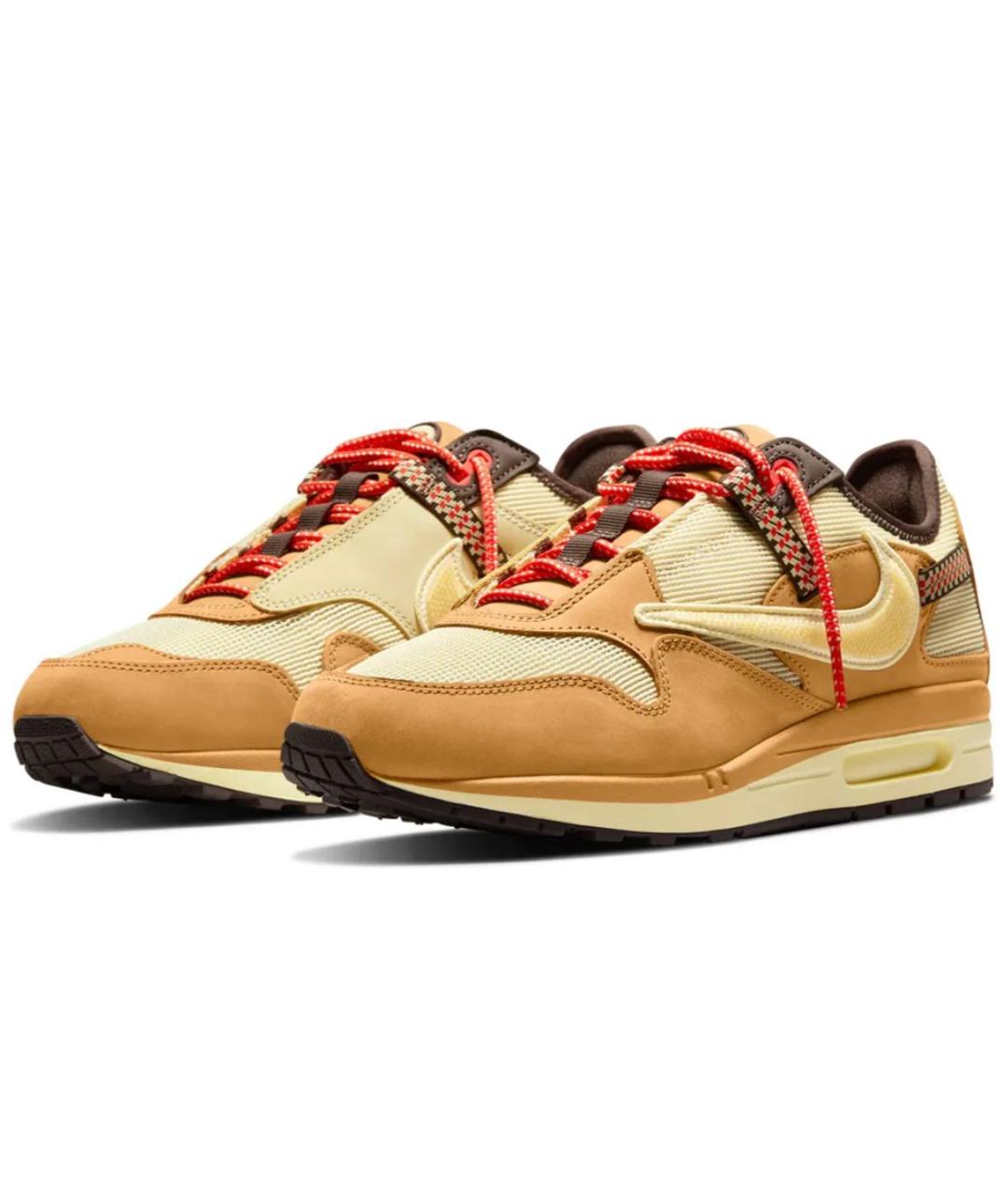 NIKE Горчичные высокие кроссовки / кеды, фото 2