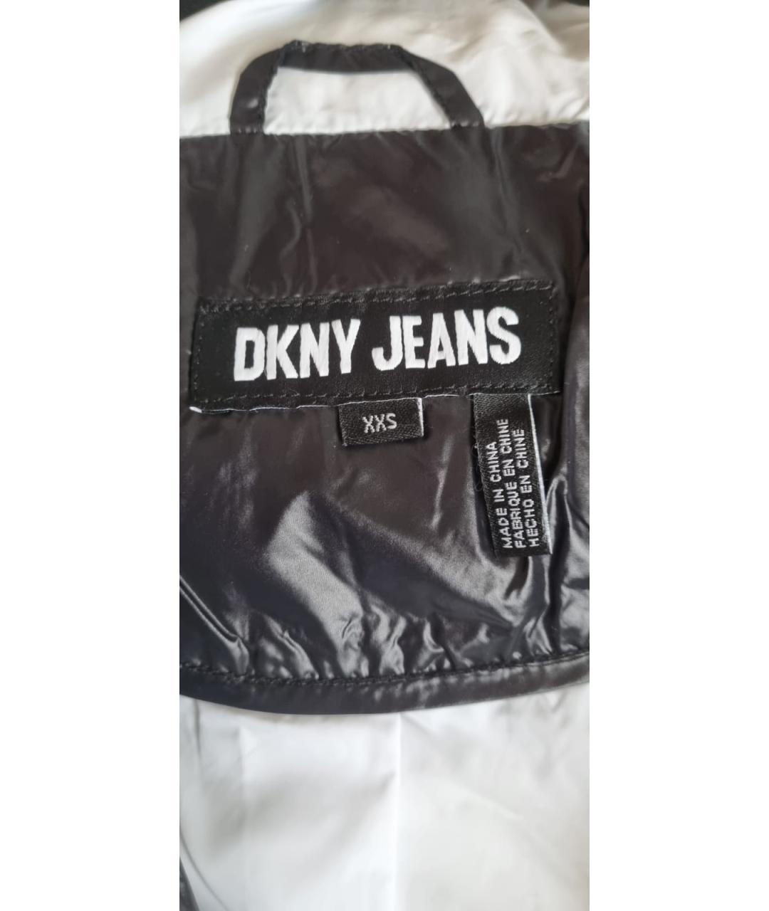 DKNY Черный полиэстеровый пуховик, фото 5
