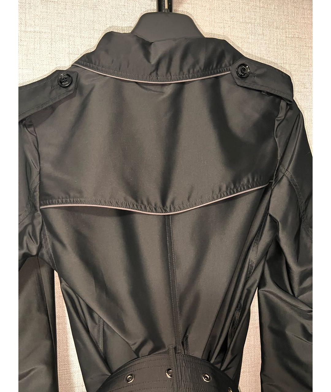 MOORER Черное полиамидовое пальто, фото 2