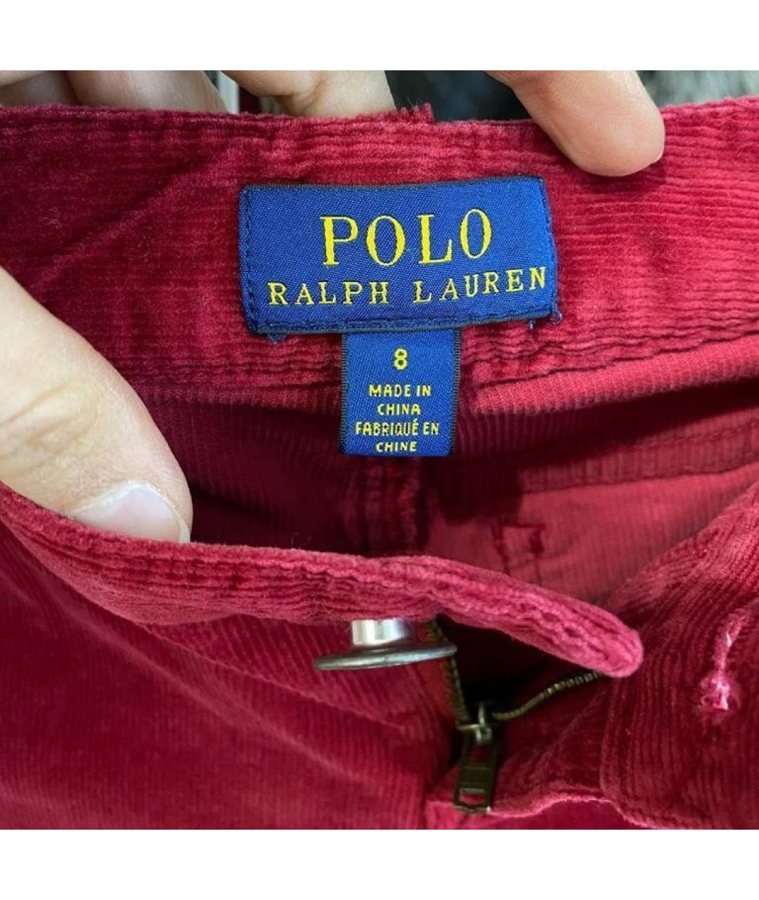 POLO RALPH LAUREN Красные брюки и шорты, фото 5