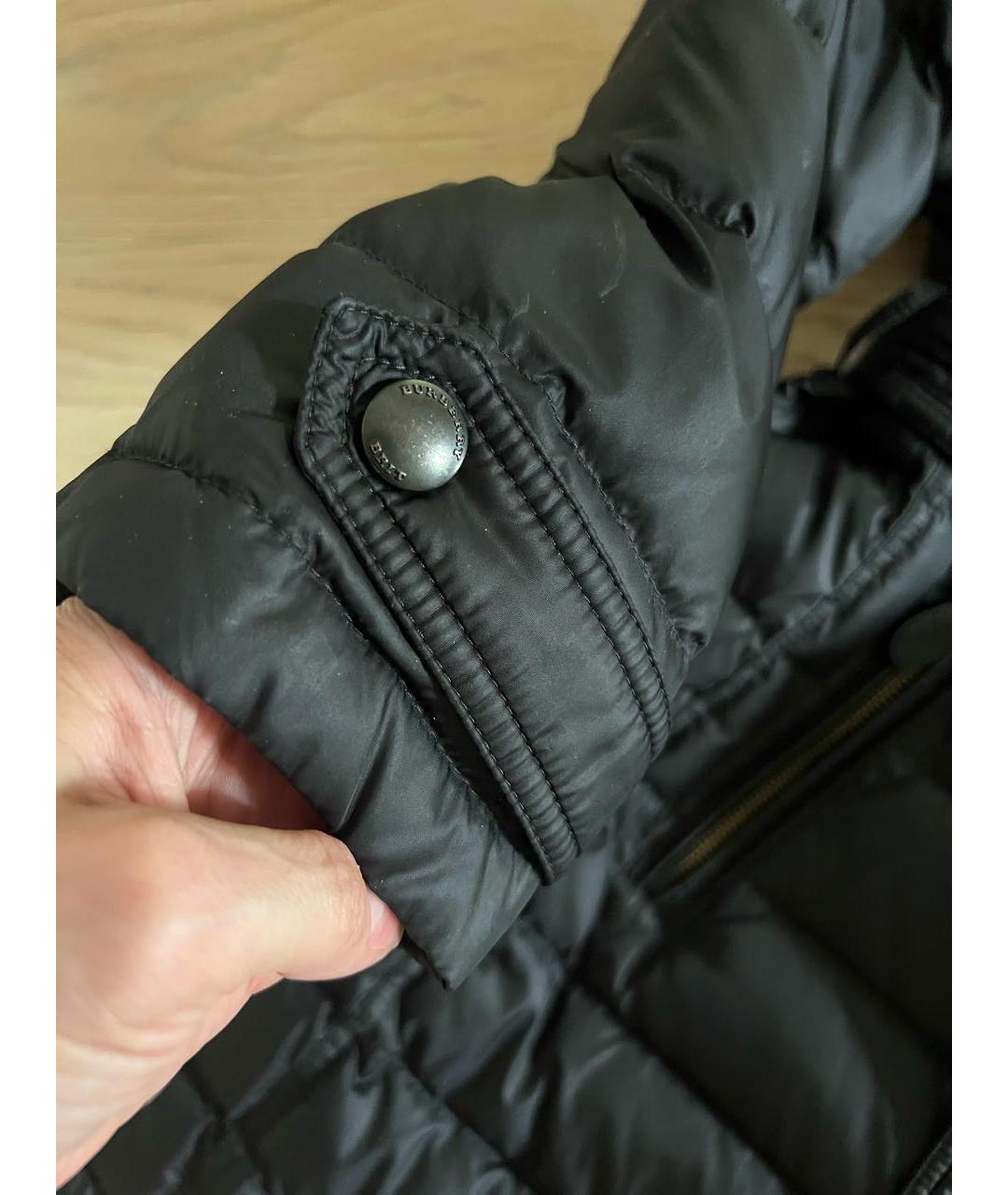 BURBERRY Черный пуховик, фото 6