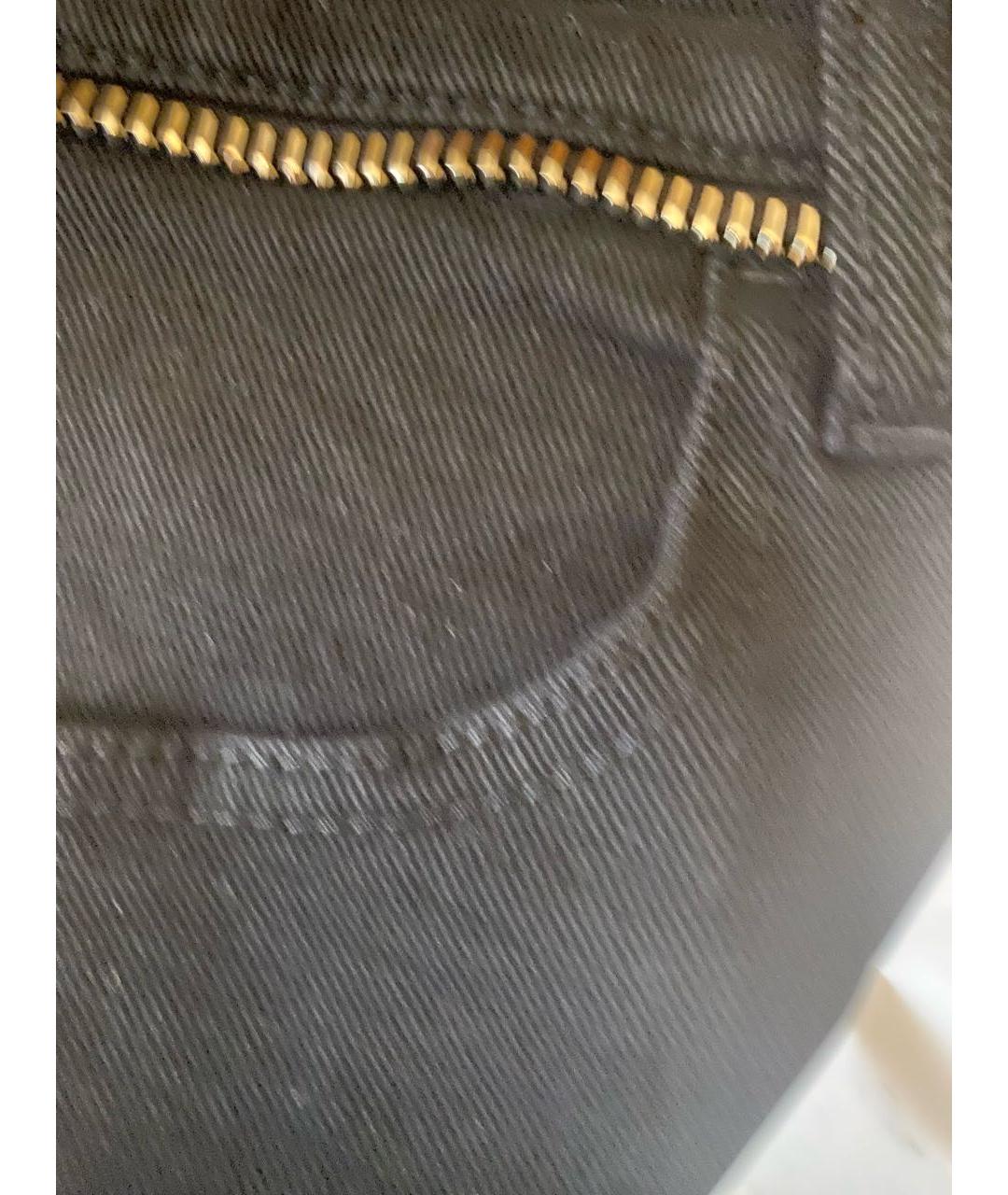 GIVENCHY Черные хлопко-эластановые джинсы слим, фото 4