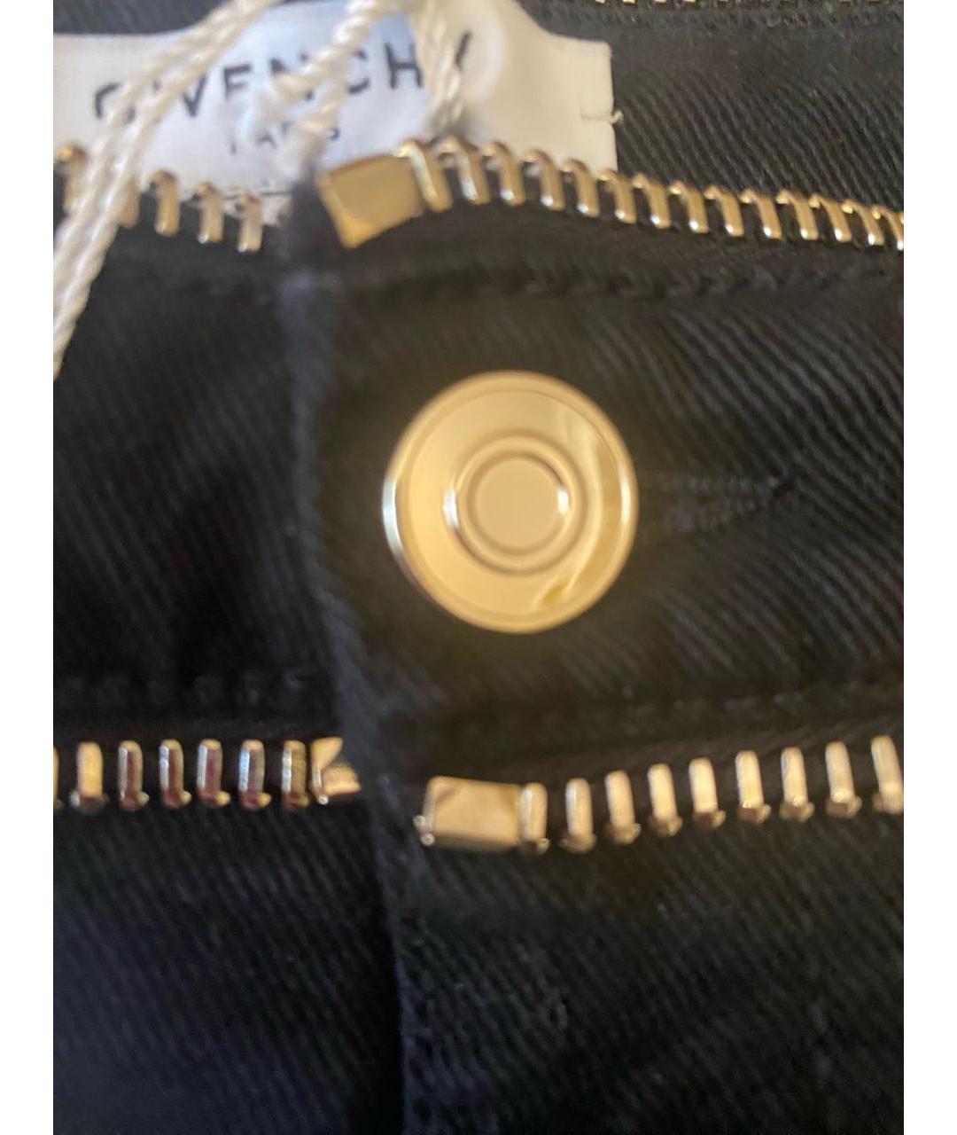 GIVENCHY Черные хлопко-эластановые джинсы слим, фото 5