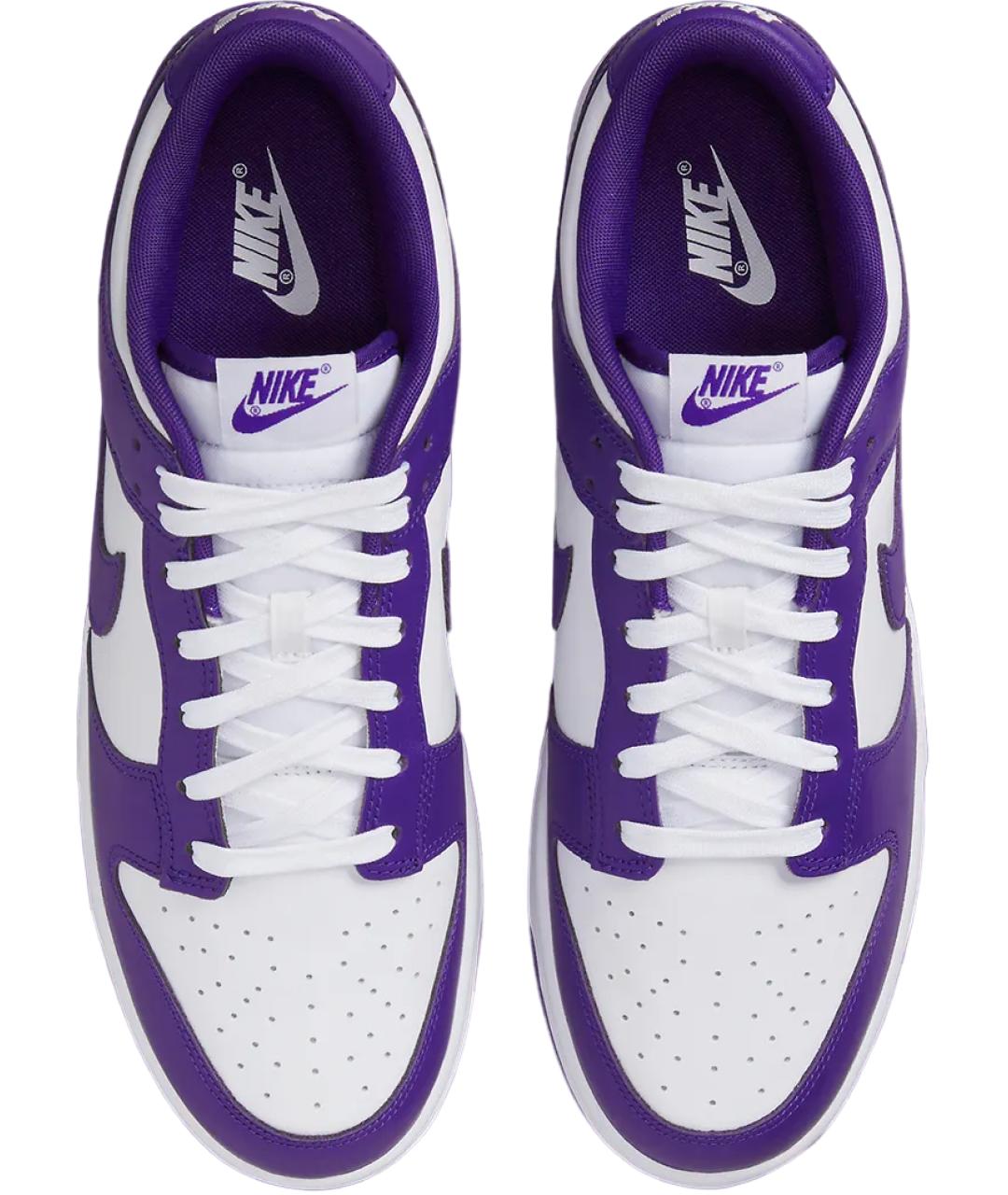 NIKE Фиолетовые кроссовки из искусственной кожи, фото 3