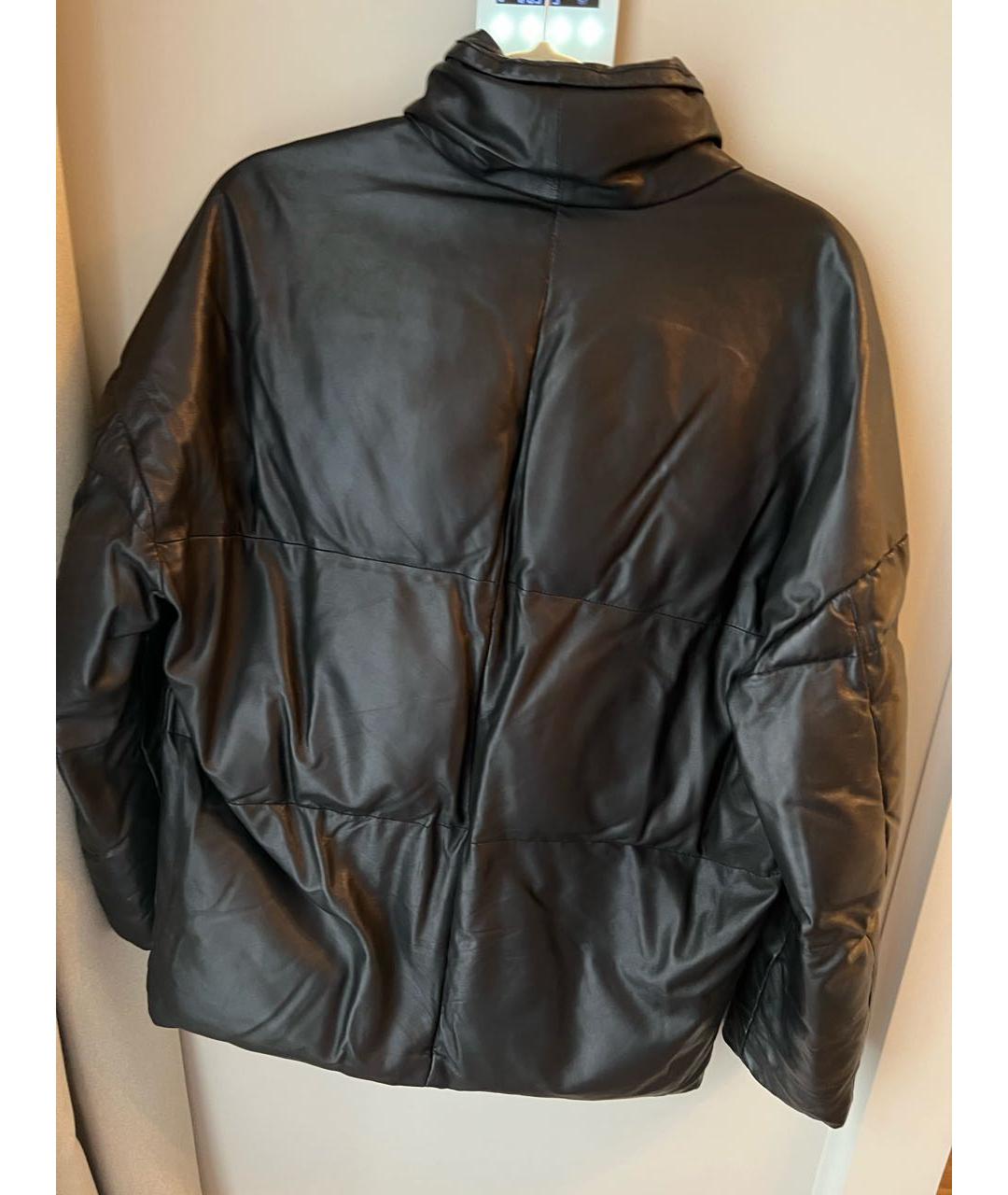 ISABEL MARANT ETOILE Черная кожаная куртка, фото 3