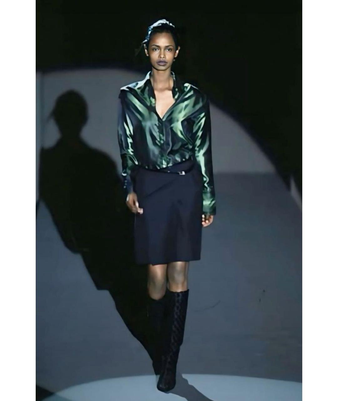 GUCCI Черные бархатные сапоги, фото 7