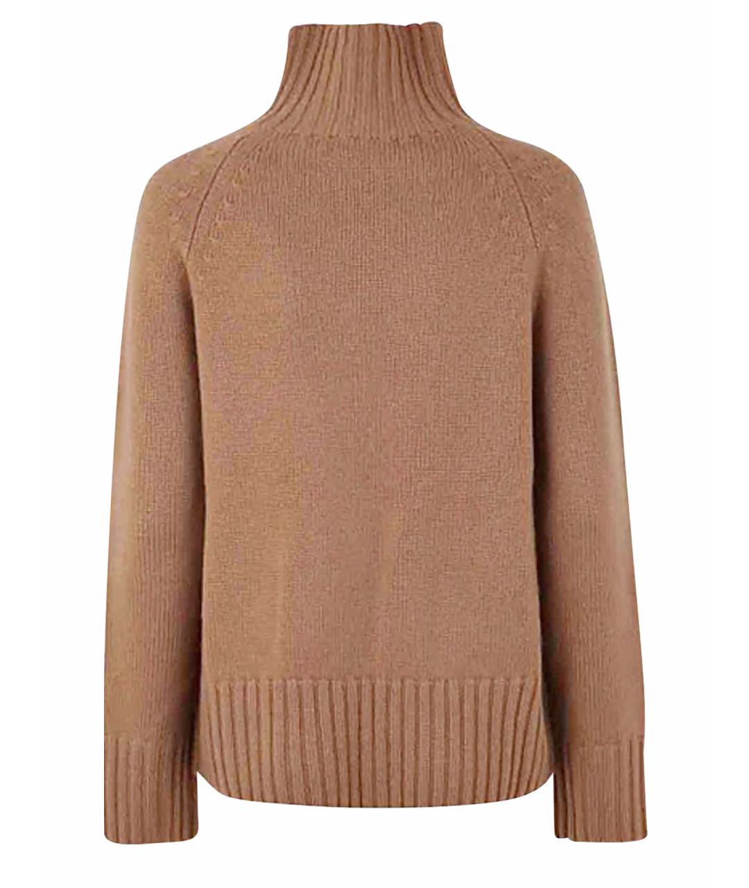 'S MAX MARA Коричневый шерстяной джемпер / свитер, фото 9