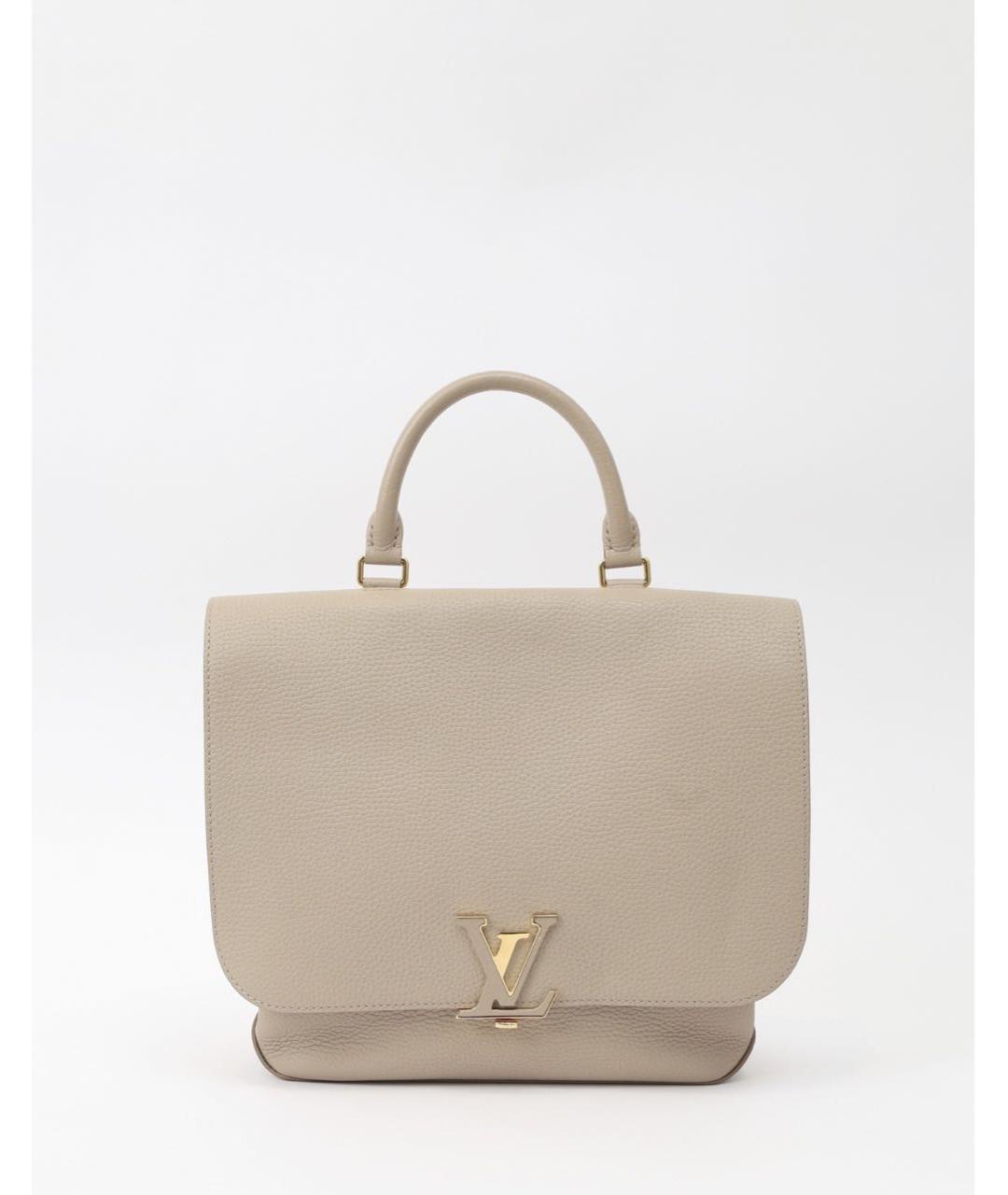 LOUIS VUITTON Серая кожаная сумка тоут, фото 2