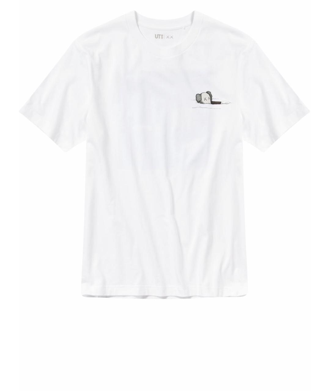 KAWS Белая хлопковая футболка, фото 1
