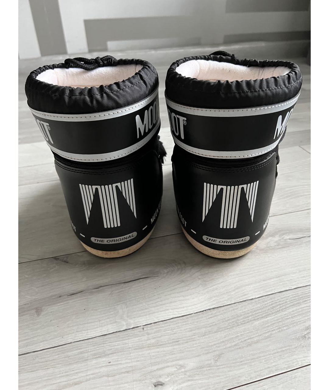 MOON BOOT Черные ботинки, фото 4