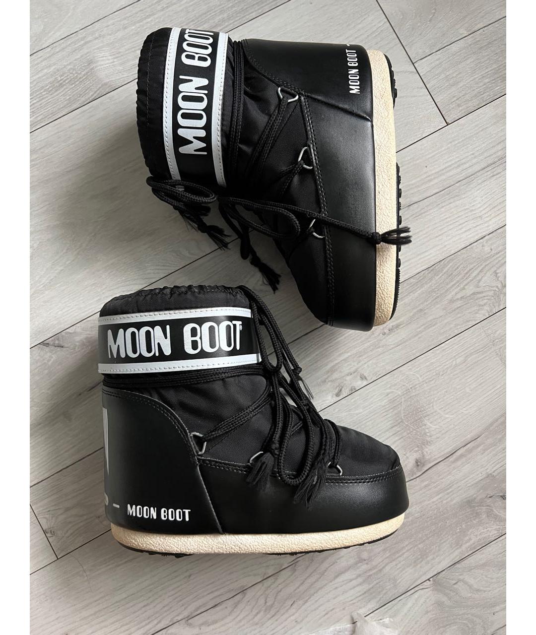 MOON BOOT Черные ботинки, фото 5