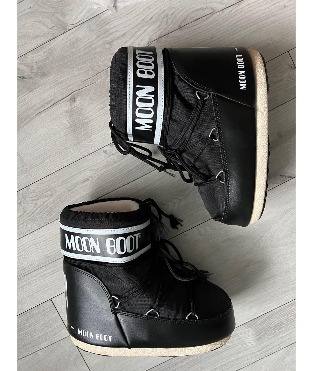 MOON BOOT Черные ботинки, фото 3